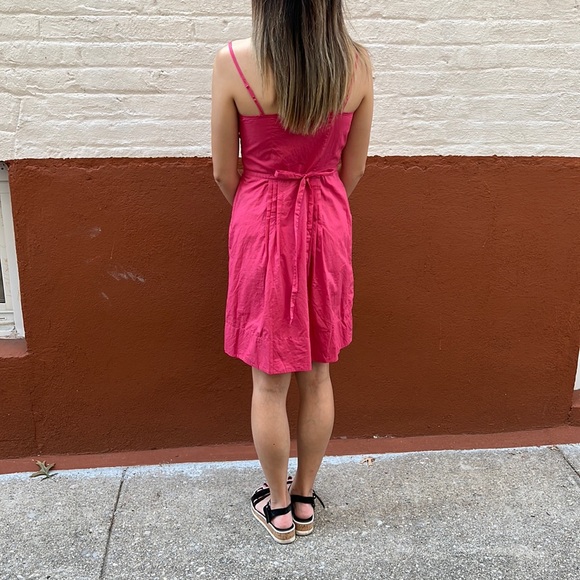 Eyelet Pleated A-line Dress - Picture 2 of 3